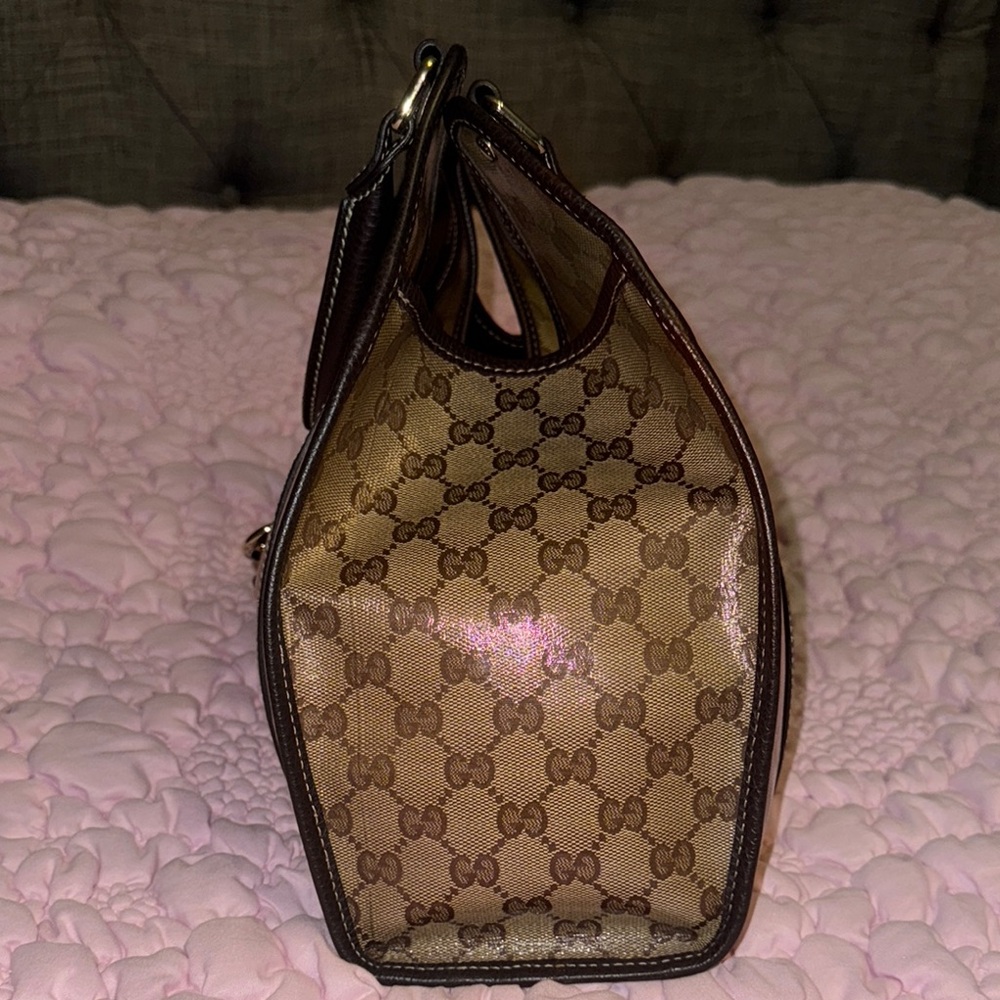 Gucci Medium Horsebit Hobo Bag in GG Crystal Monogram Canvas 😍 - Picture 5 of 13